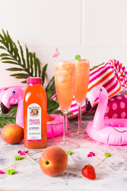 Strawberry Lemonade Peach Sparkling Frosé