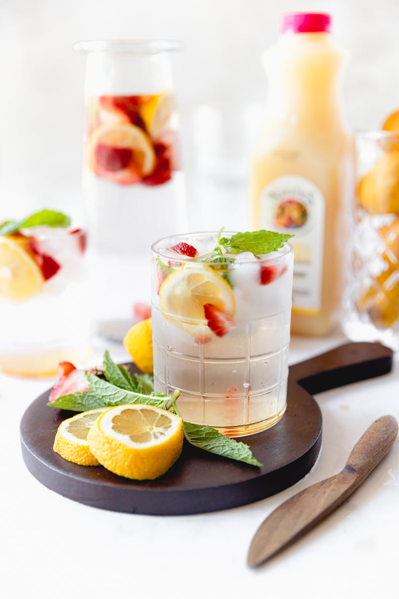 Strawberry Lemon Infused Water