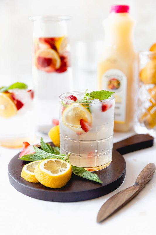 Strawberry Lemon Infused Water