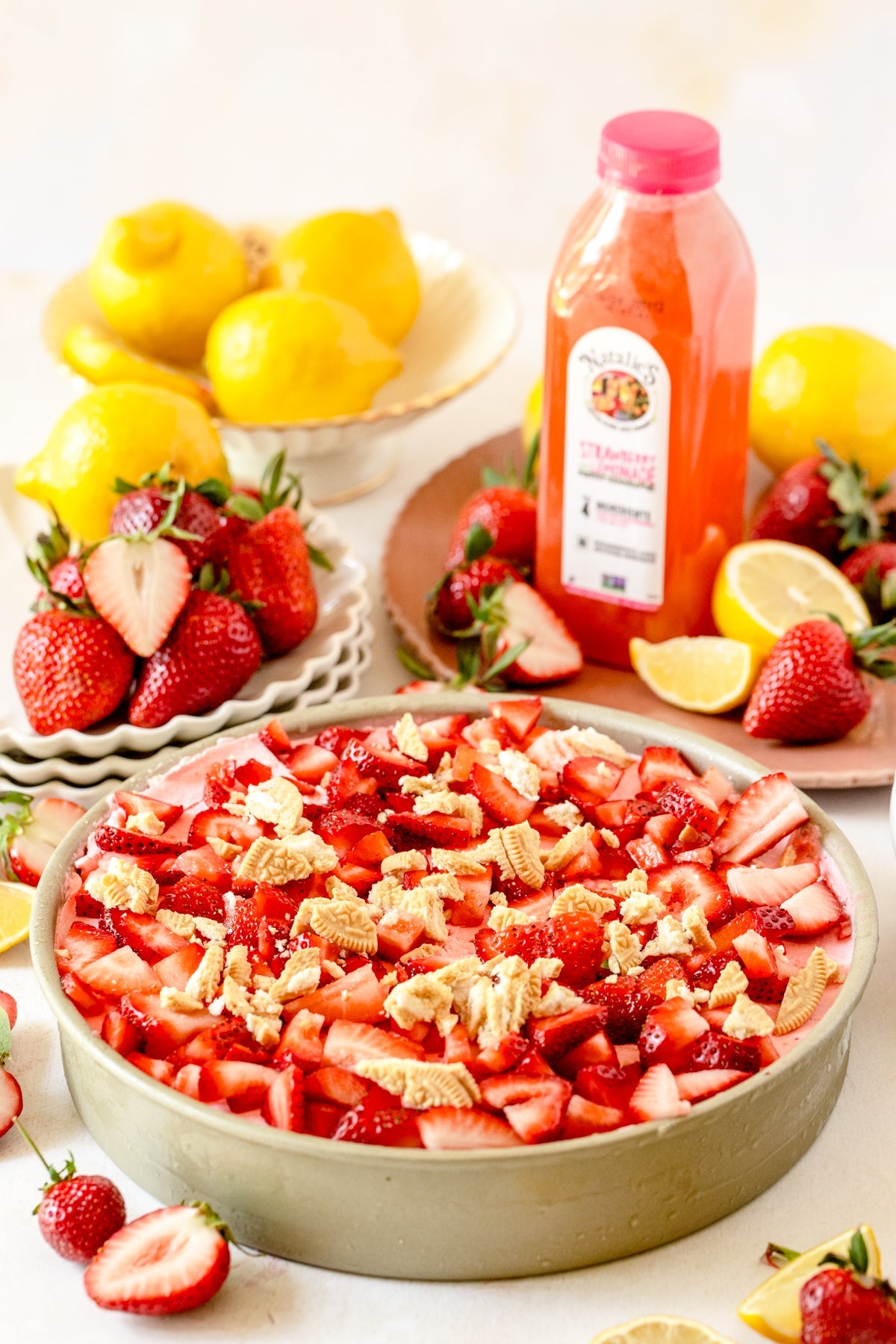 Strawberry Lemonade Cool Whip Cake