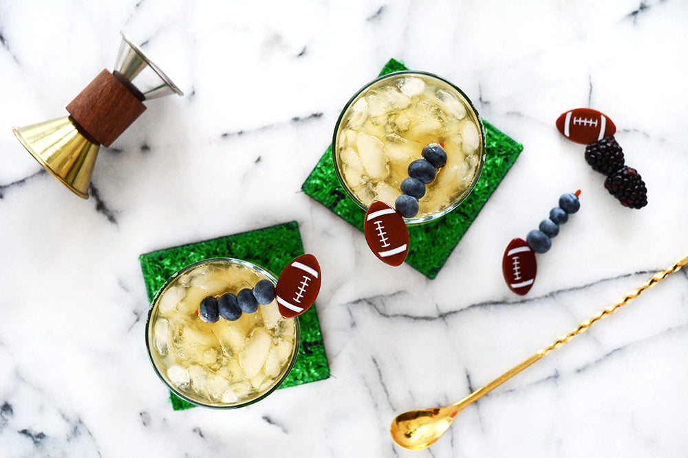 Bourbon Vanilla Blueberry Lemonade