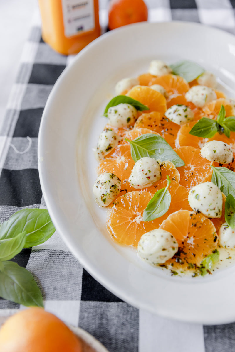 Tangerine Caprese Salad