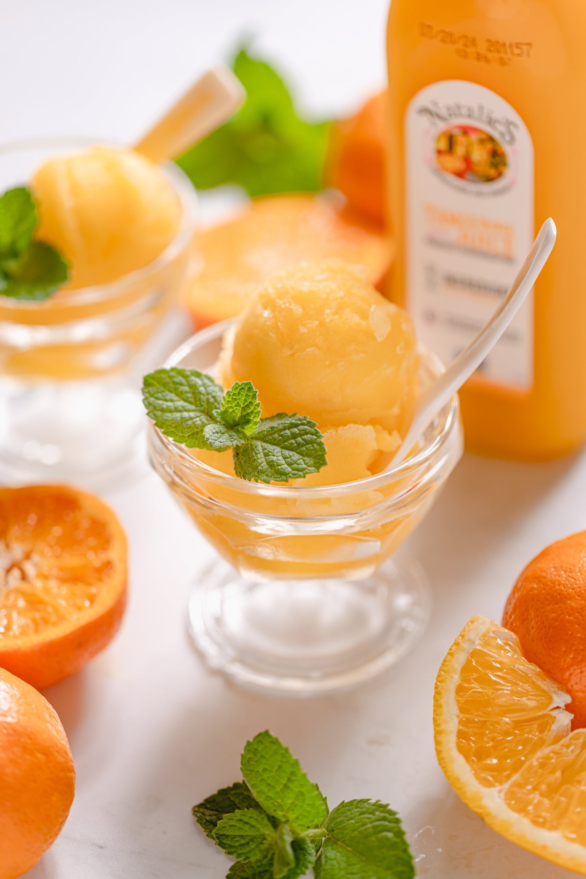 Tangerine Champagne Sorbet