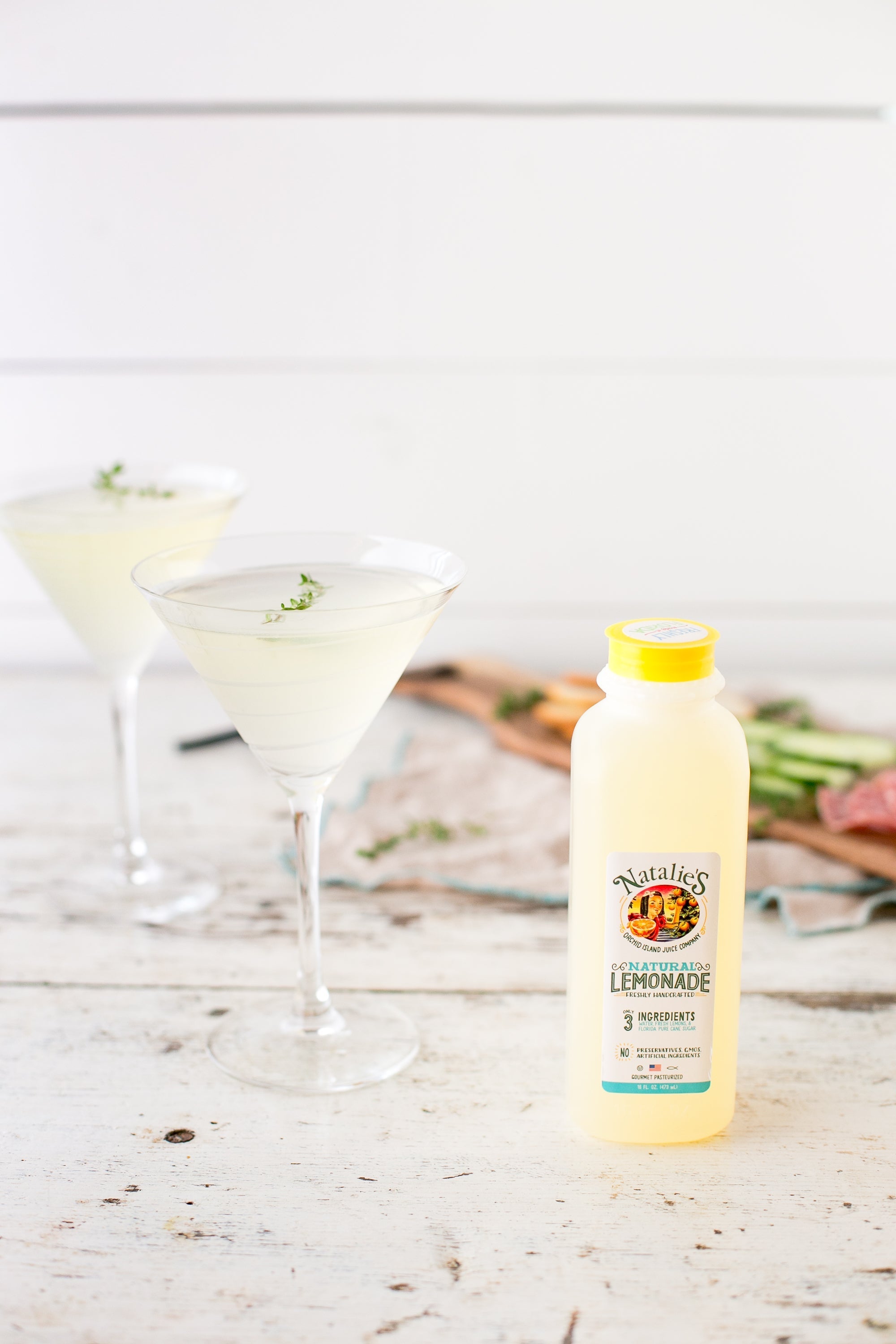 Lemonade Thyme Martini