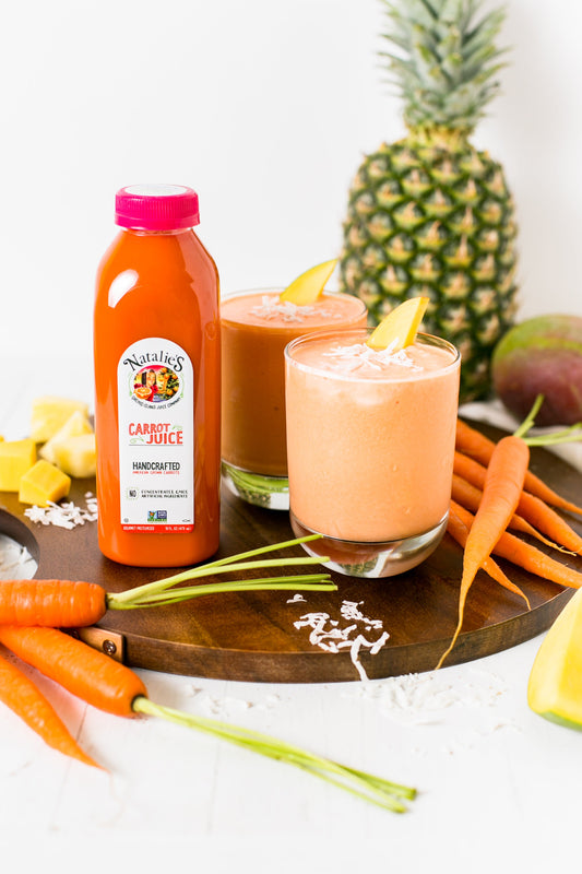 Vegan Tropical Carrot Smoothie