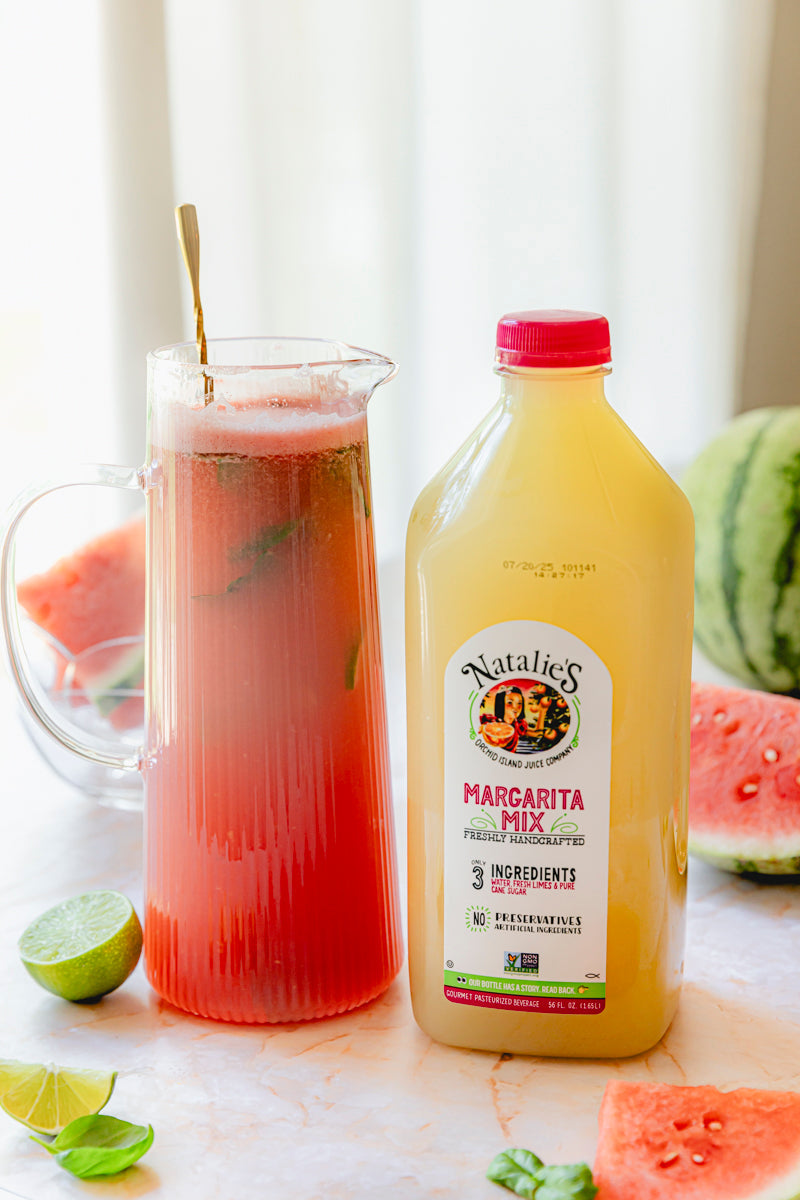 Watermelon Basil Margarita Pitcher