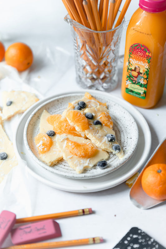 Tangerine Yogurt Bark