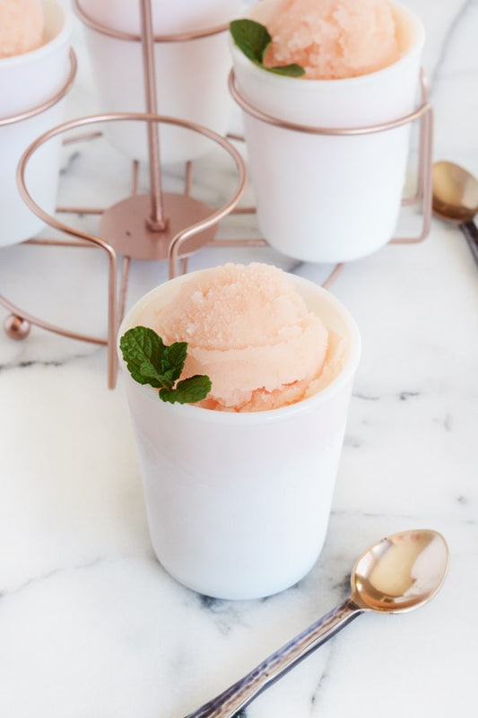 Grapefruit Mint Sorbet Recipe