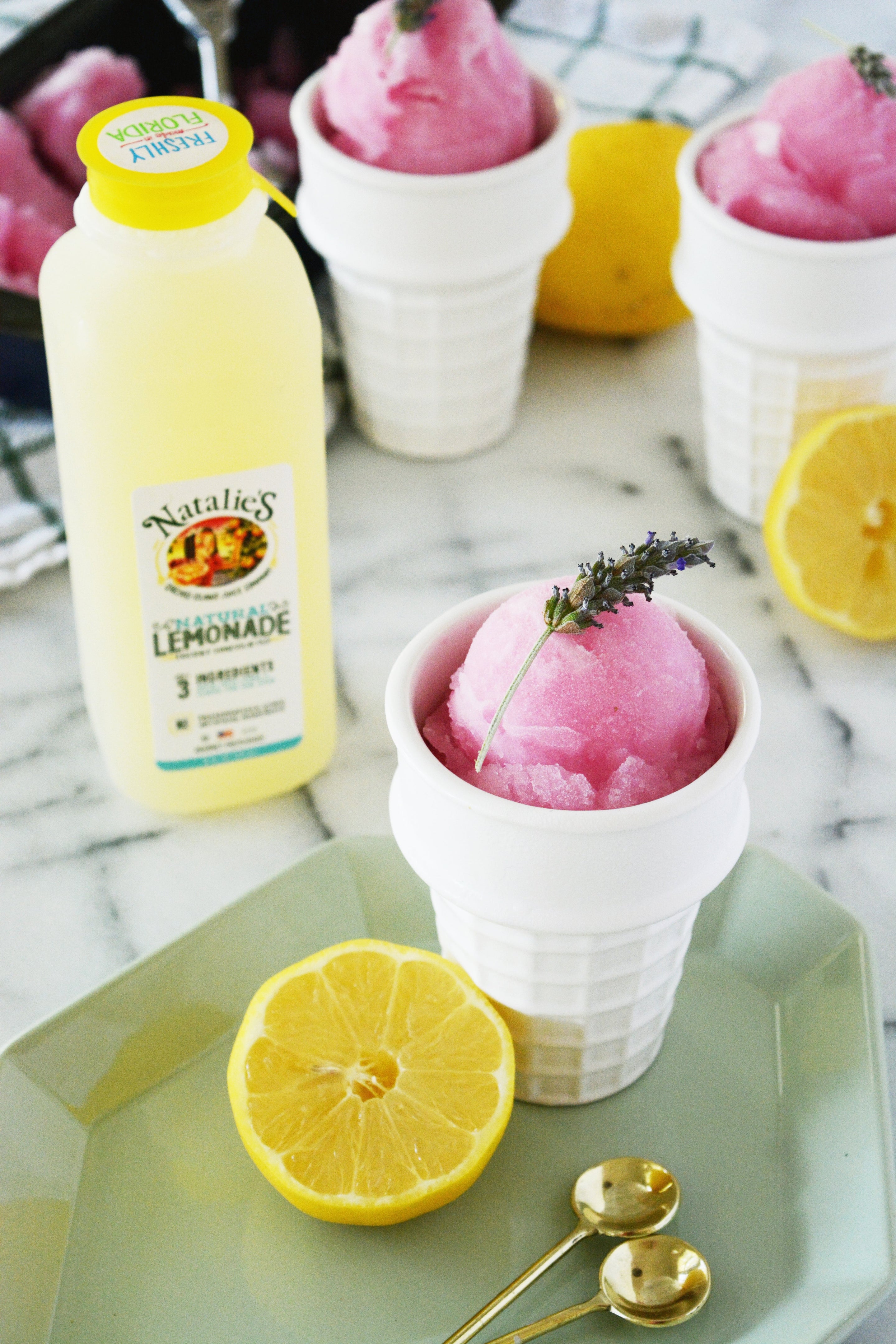 Lemon Lavender Sorbet