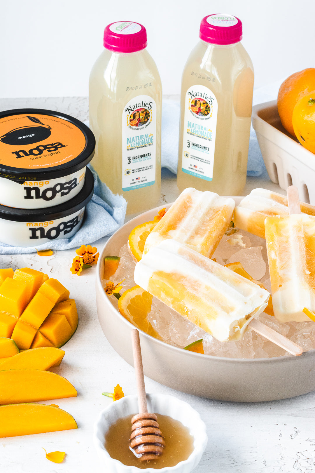 Mango Lemon Pops