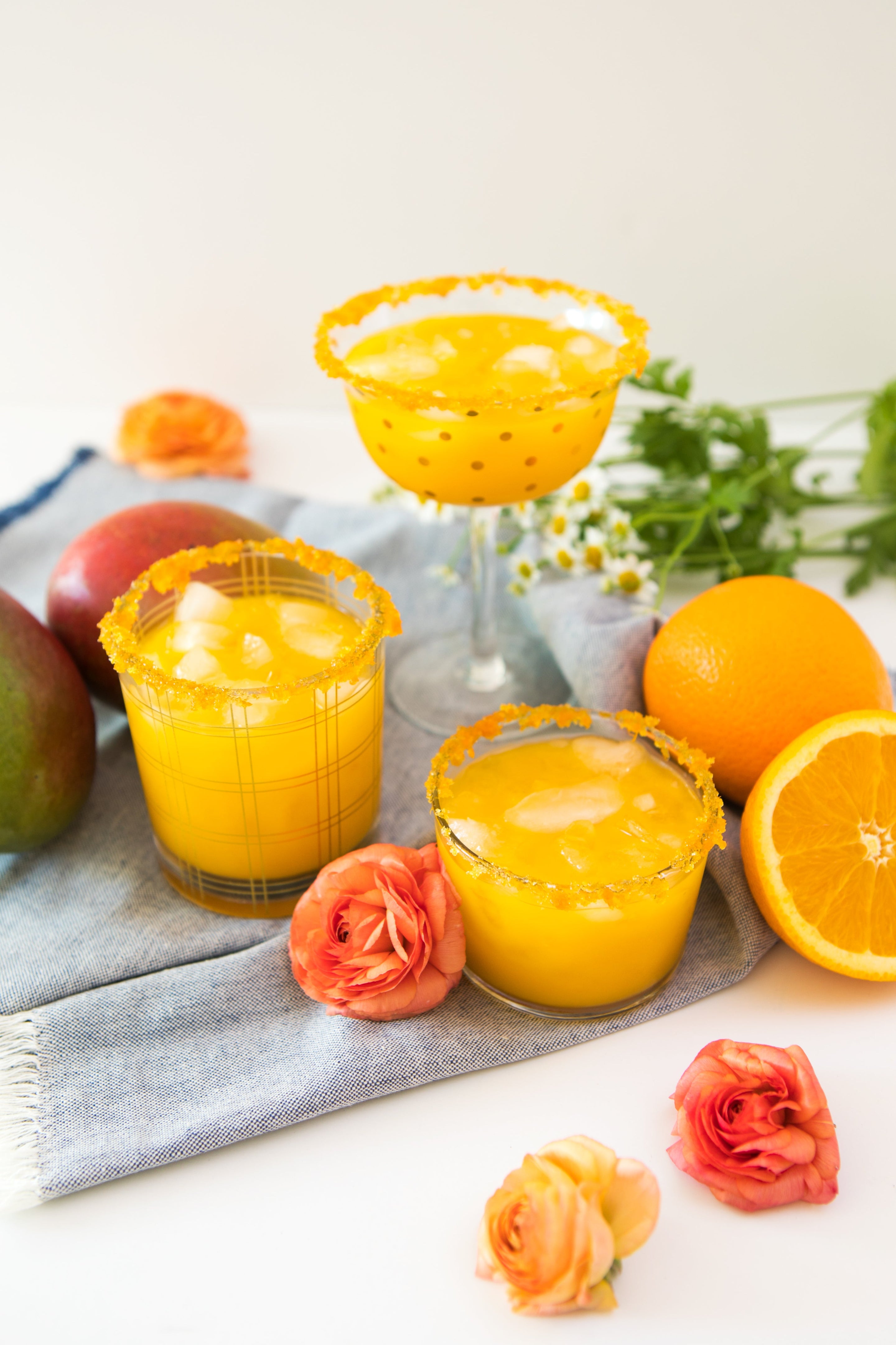 Orange Mango Crush Cocktail