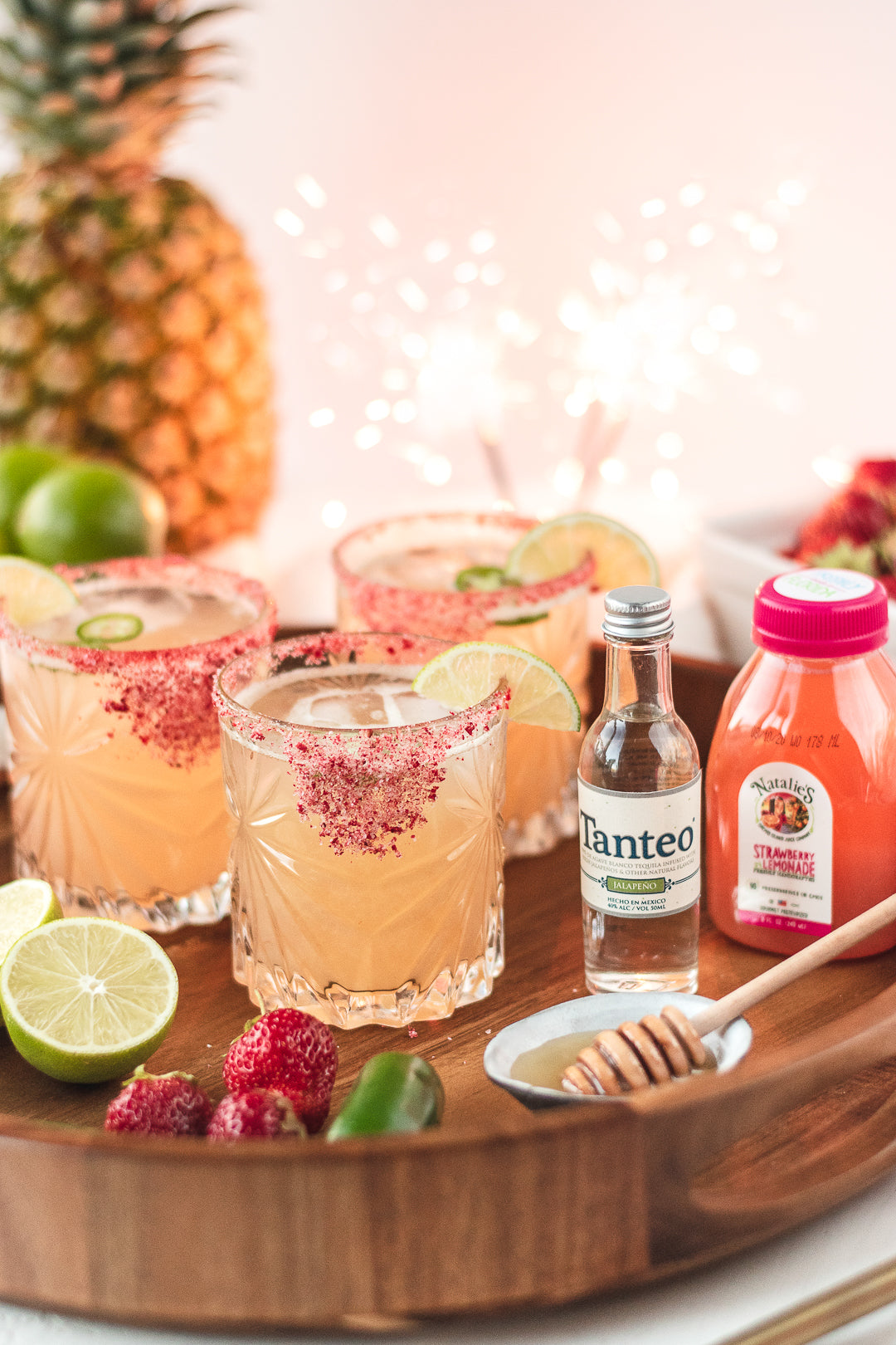 Strawberry Pineapple Jalapeño Paloma