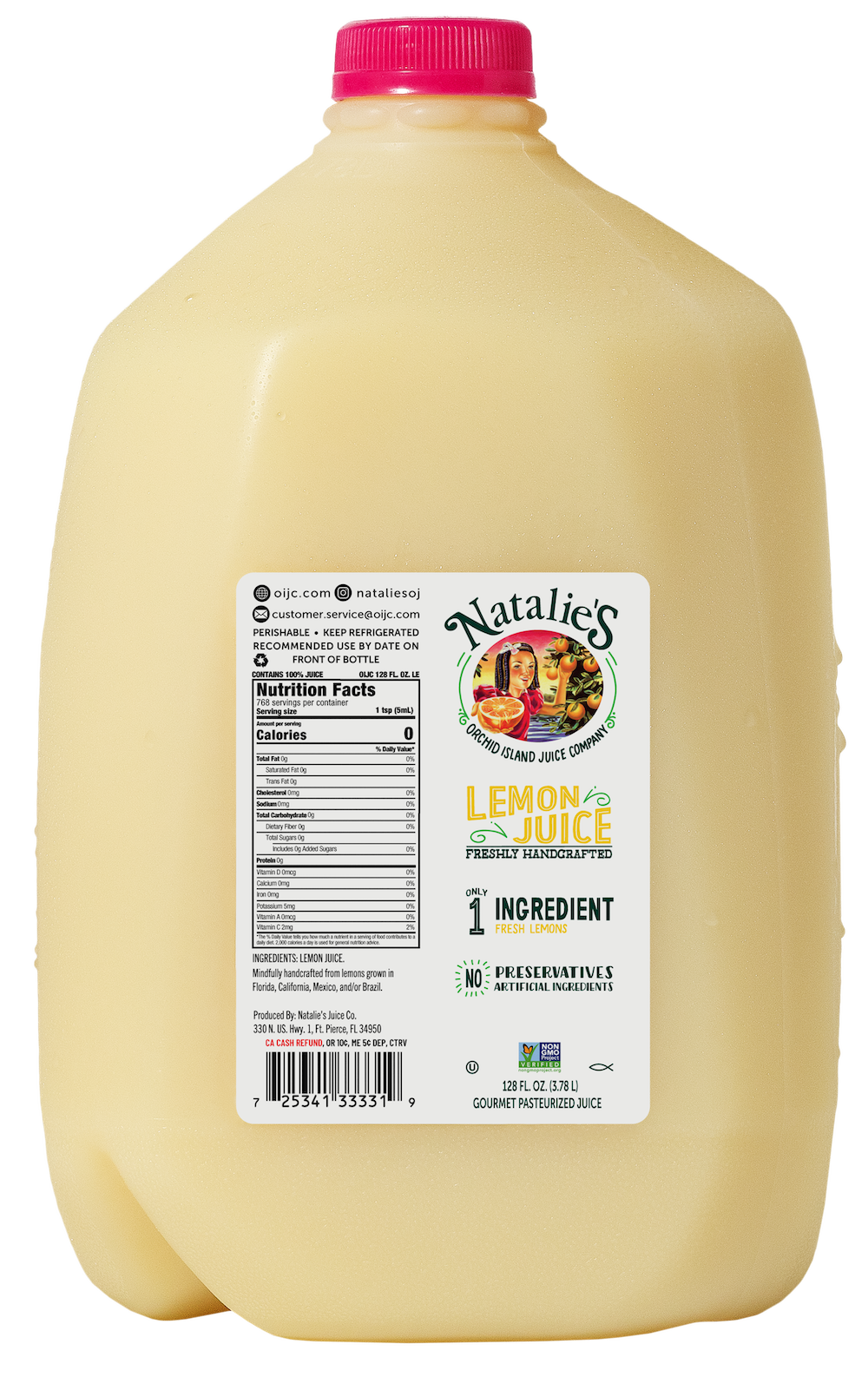 Lemon Juice - 128 oz