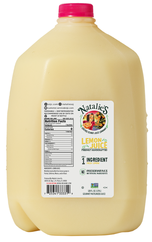 Lemon Juice - 128 oz