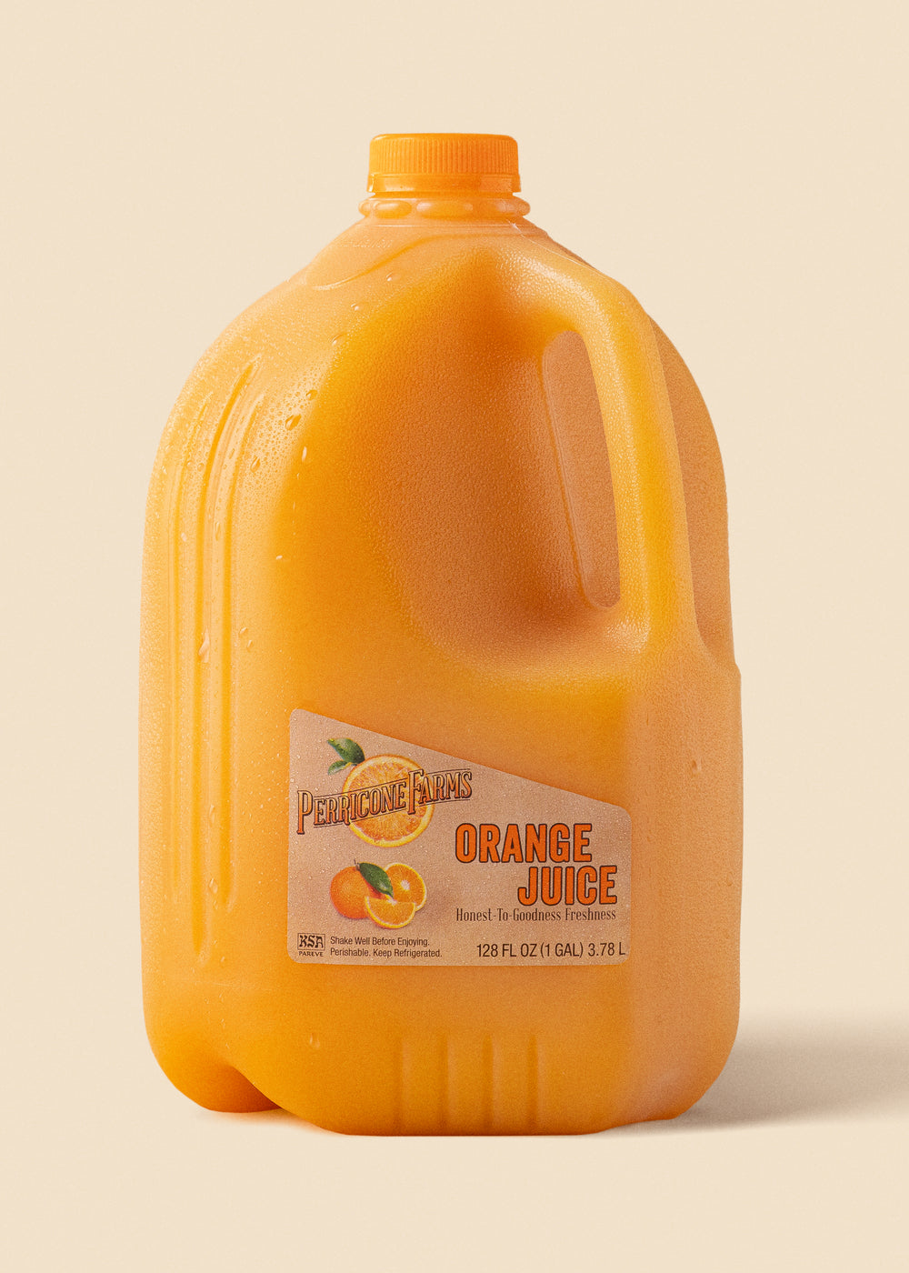 128oz Orange Juice Unpasteurized