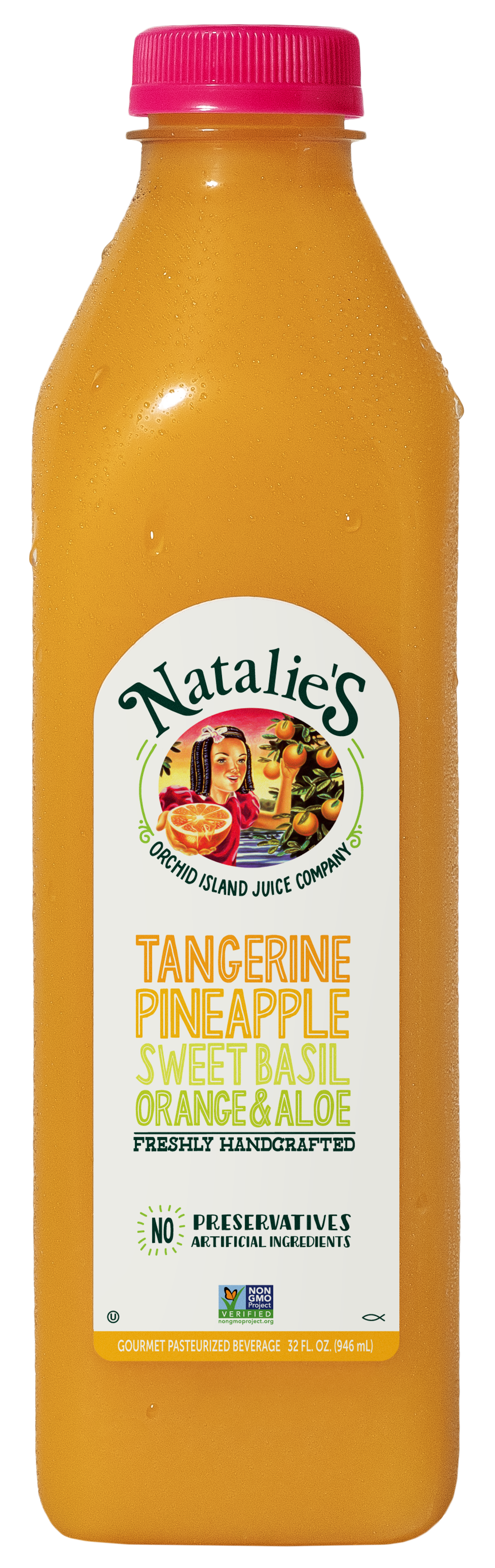 Tangerine Pineapple Aloe Juice