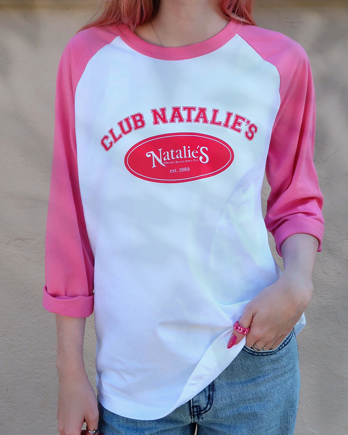 Club Natalie's Baseball Tee