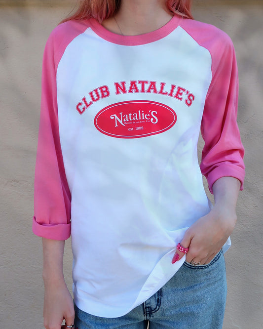 Club Natalie's Baseball Tee