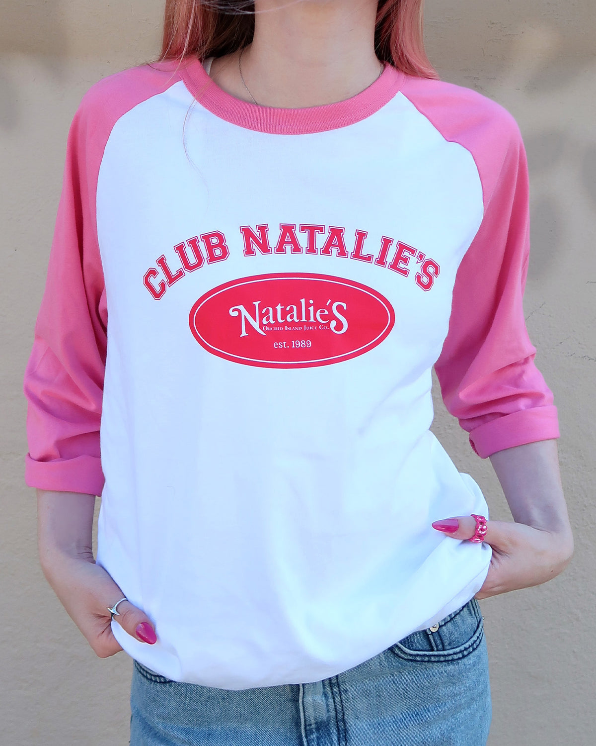 Club Natalie's Baseball Tee