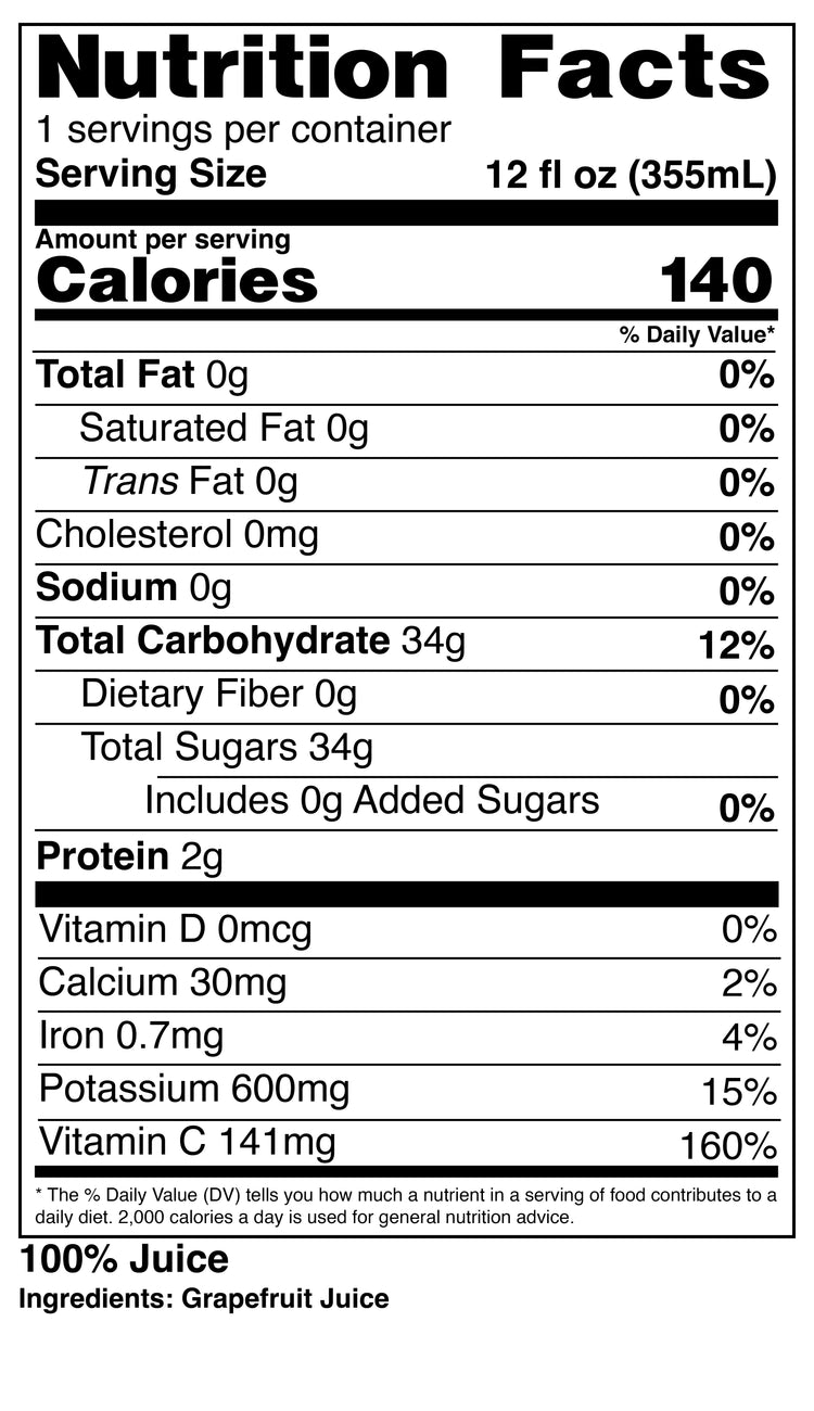 Nutrition Facts Image