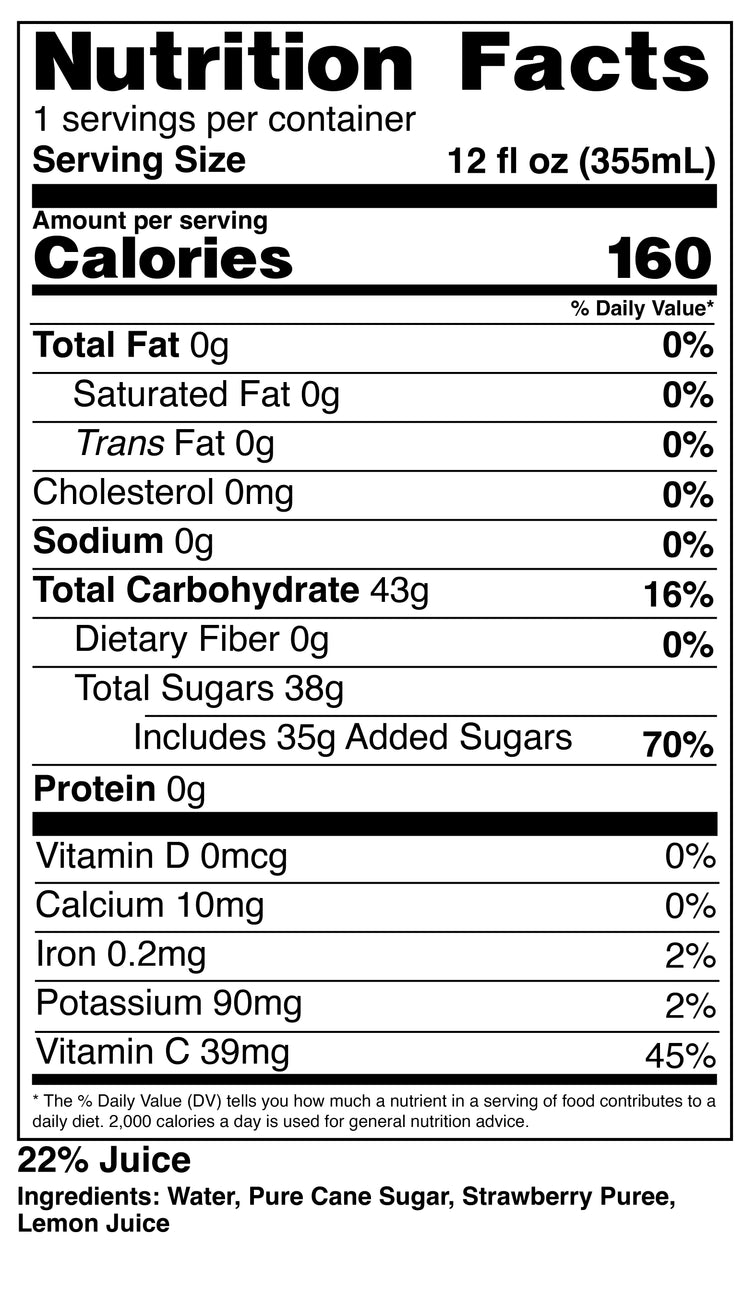 Nutrition Facts Image