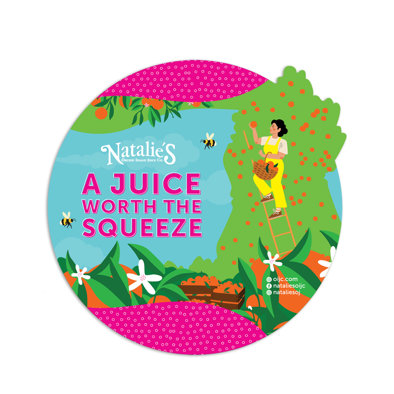 3"x3" Orange Grove Stickers