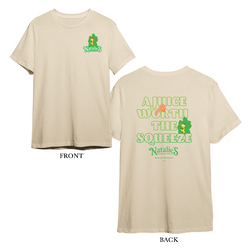 Tan Natalie's Crew Neck T Shirt