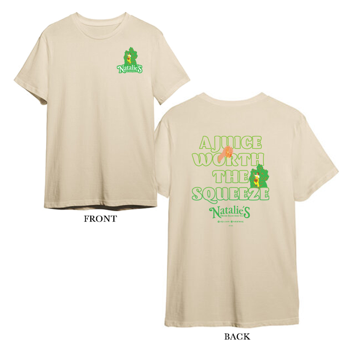 Tan Natalie's Crew Neck T Shirt
